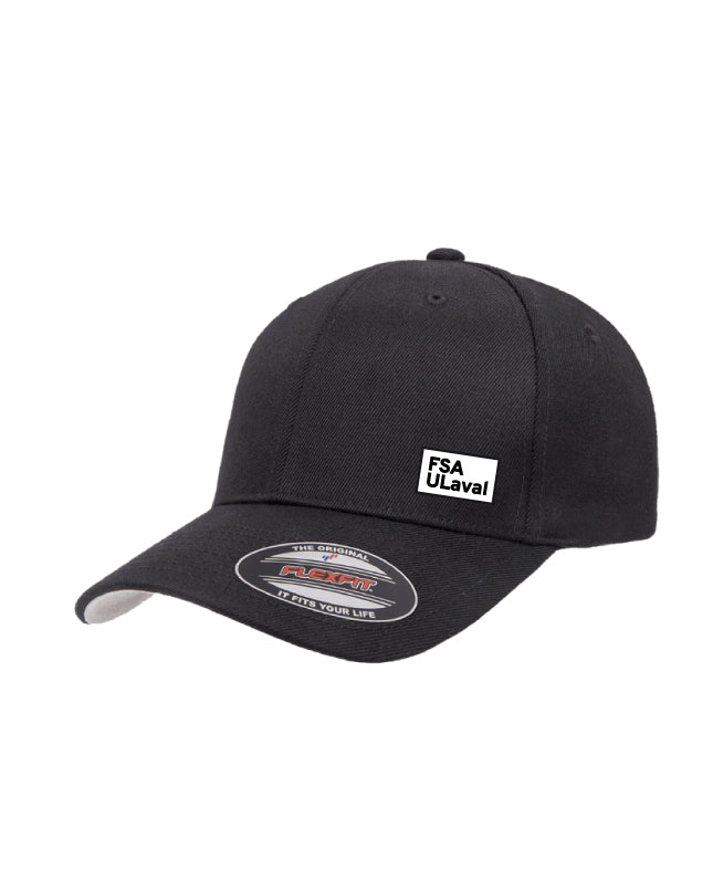 Casquette Noire FSA ULaval - Écusson Blanc