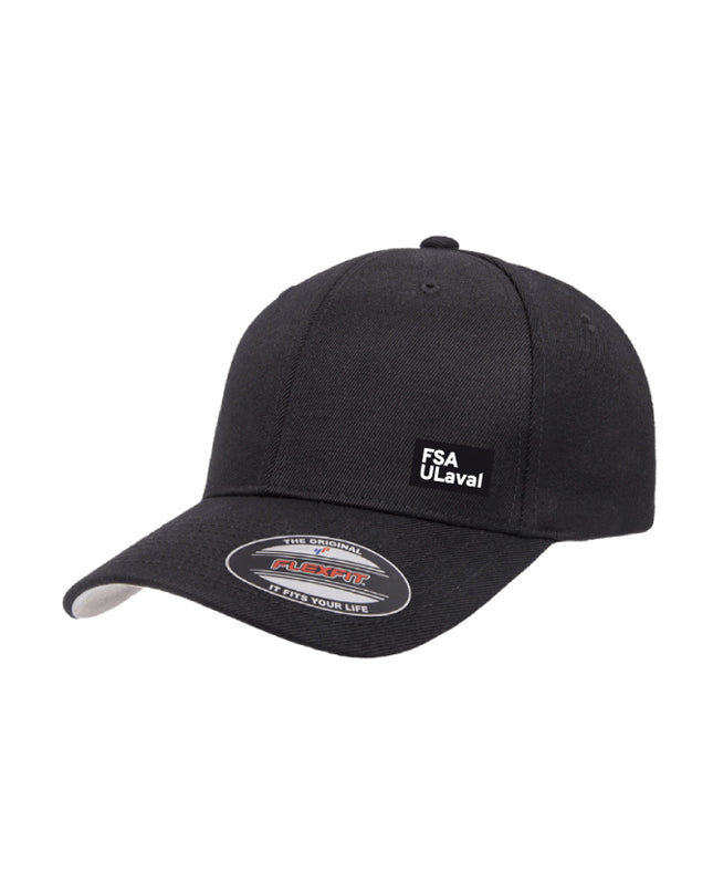 Casquette Noire FSA ULaval - Écusson Noir