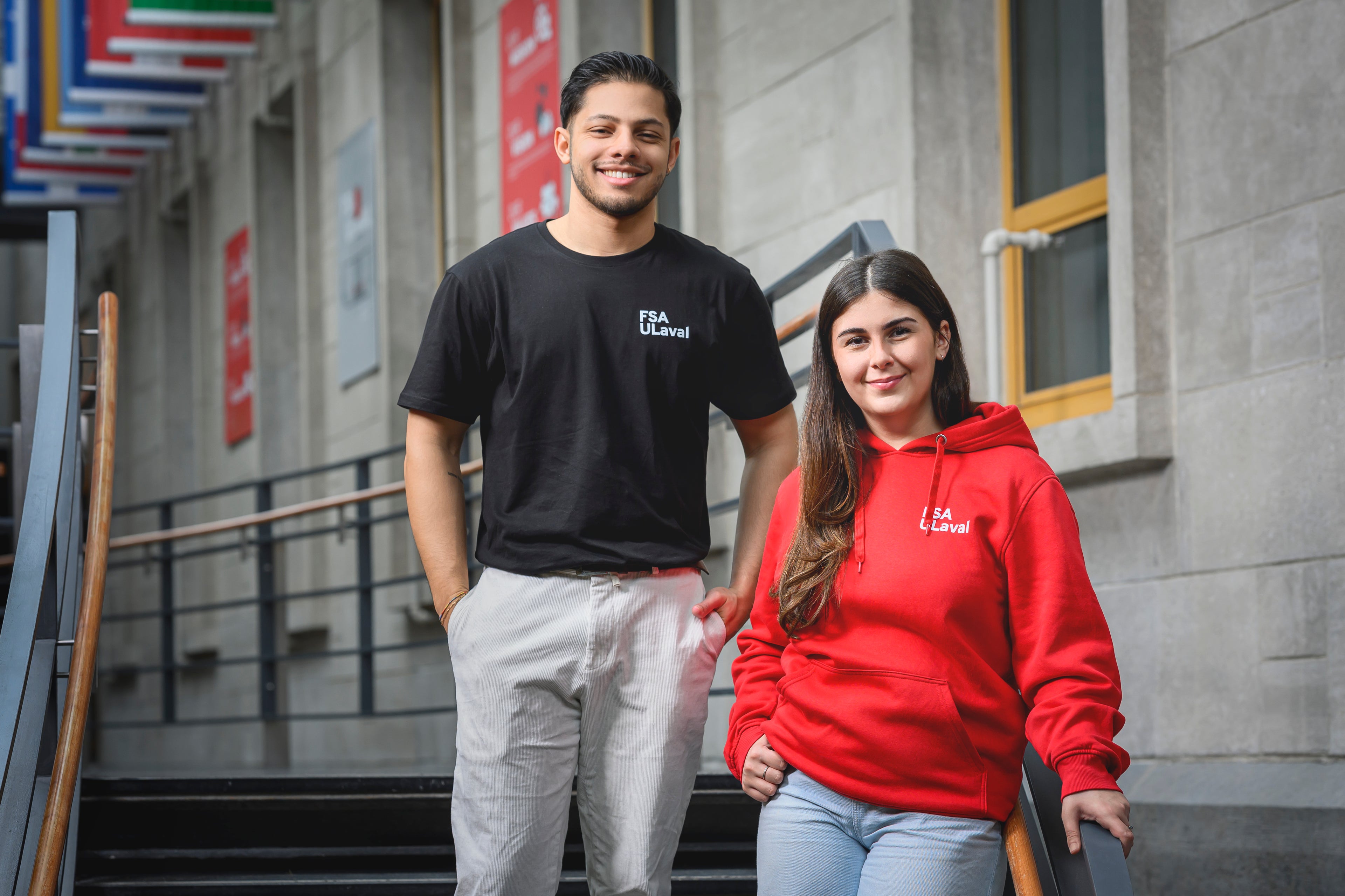 Hoodies Unisex FSA ULaval - Rouge - Imprimé