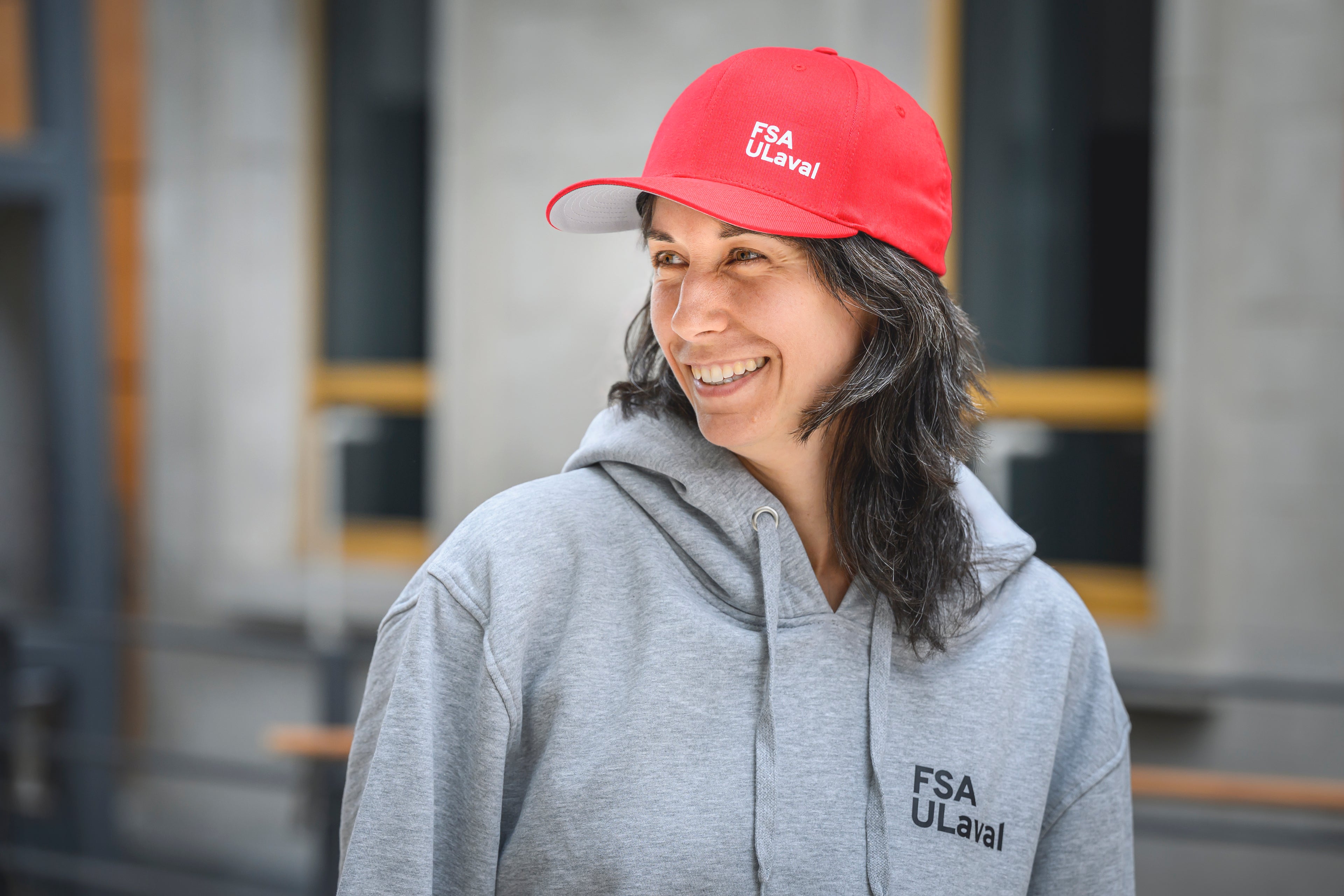 Hoodies Unisex FSA ULaval - Gris - Imprimé
