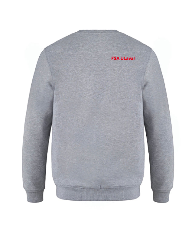 Crewnecks Unisex FSA ULaval - Gris - Imprimé