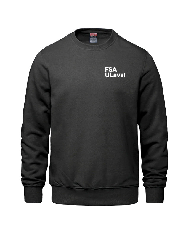 Crewnecks Unisex FSA ULaval - Noir - Imprimé