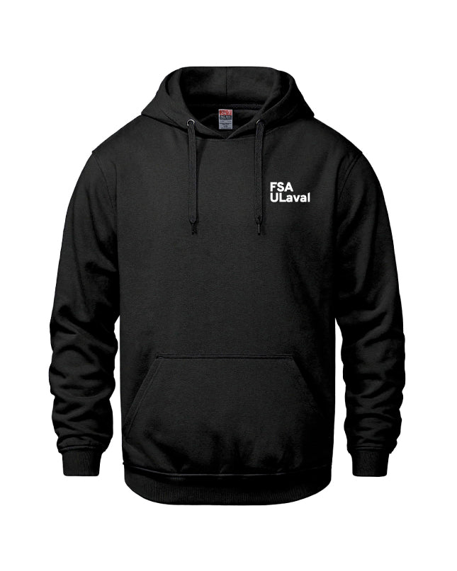 Hoodies Unisex FSA ULaval - Noir - Imprimé