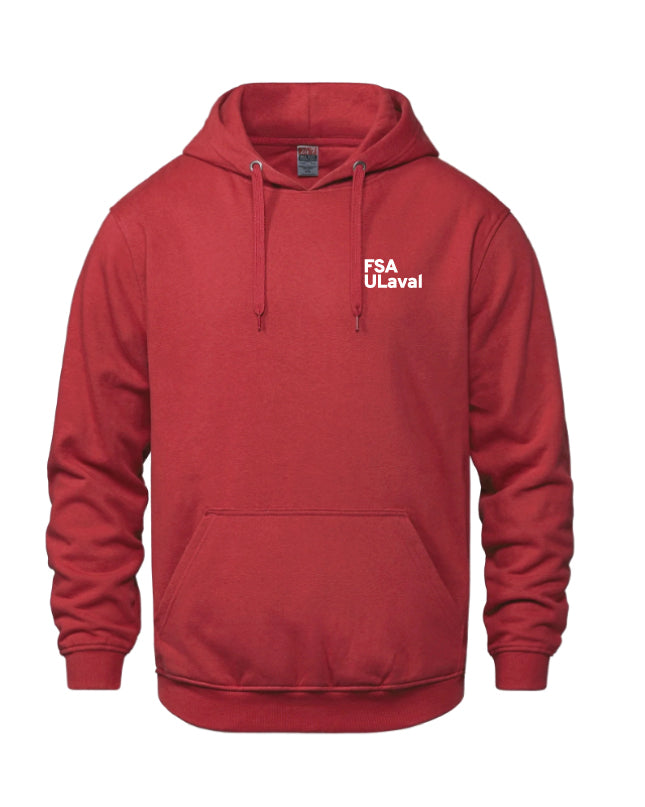 Hoodies Unisex FSA ULaval - Rouge - Imprimé