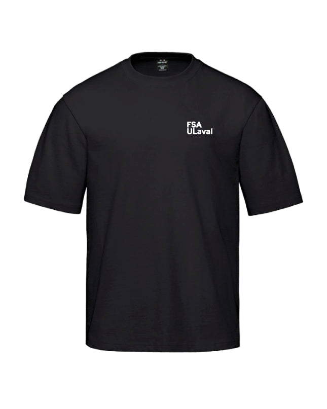 T-Shirt Urban Unisex FSA ULaval - Noir - Imprimé