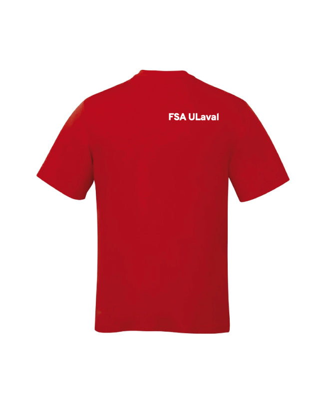 T-Shirt Unisex FSA ULaval - Rouge - Imprimé