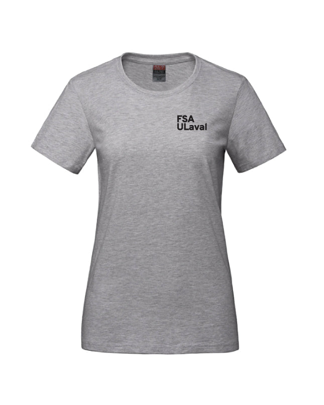 T-Shirt FSA ULaval - Femme - Gris - Imprimé