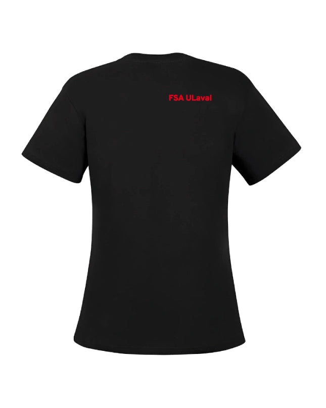 T-Shirt FSA ULaval - Femme - Noir - Imprimé