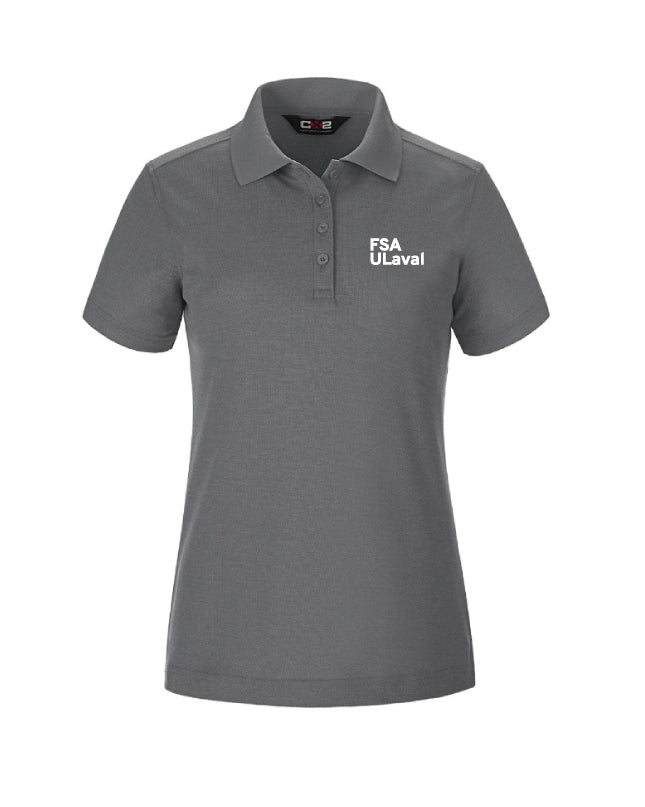 Polo FSA ULaval - Femme - Gris - Imprimé