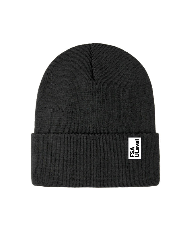 Tuque Noire FSA ULaval - Écusson Blanc